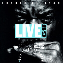 Luther Allison Live 89 Lets Try It Again vinyl LP