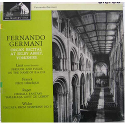 Fernando Germani Organ Recital At Selby Abbey, Yorkshire