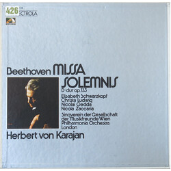 Ludwig van Beethoven / Herbert Von Karajan / Philharmonia Orchestra / Wiener Singverein Missa Solemnis D-Dur Op. 123