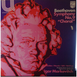 Ludwig van Beethoven / Oratorienchor Karlsruhe / Orchestre Des Concerts Lamoureux / Igor Markevitch Symphony No.9 "Choral"
