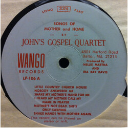 John's Gospel Quartet Songs Of Mother And Home