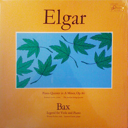 Sir Edward Elgar / Arnold Bax / Aeolian String Quartet / Leonard Cassini / Watson Forbes Piano Quintet / Legend For Viola And Piano