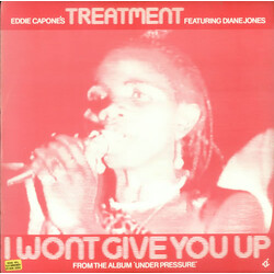Eddie Capone Treatment / Diane Jones (3) I Won't Give You Up Vinyl