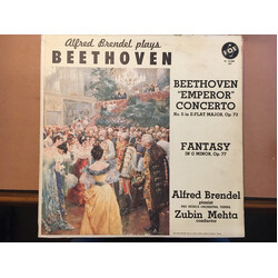 Alfred Brendel / Ludwig Van Beethoven / Vienna Pro Musica Orchestra / Zubin Mehta Piano Concerto No. 5 -"Emperor" / Fantasy In G Minor