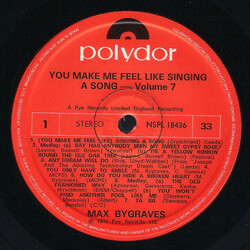 Max Bygraves You Make Me Feel Like Singing A Song