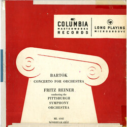 Béla Bartók / Fritz Reiner / The Pittsburgh Symphony Orchestra Concerto For Orchestra