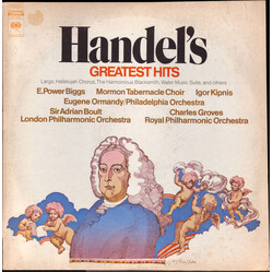 Georg Friedrich Händel / E. Power Biggs / Mormon Tabernacle Choir / Igor Kipnis / Eugene Ormandy / The Philadelphia Orchestra / Sir Adrian Boult / The
