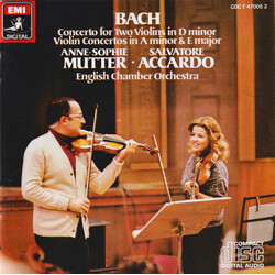 Johann Sebastian Bach / Anne-Sophie Mutter / Salvatore Accardo / English Chamber Orchestra Violinkonzerte