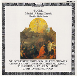 Georg Friedrich Händel / Judith Nelson / Emma Kirkby / Carolyn Watkinson / Paul Elliott / David Thomas (9) / The Choir Of Christ Church Cathedral / Th