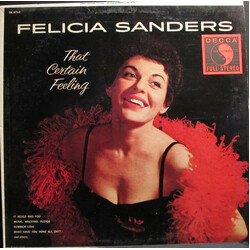 Felicia Sanders That Certain Feeling