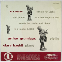 Clara Haskil / Arthur Grumiaux / Wolfgang Amadeus Mozart Sonaten Für Klavier Und Violine
