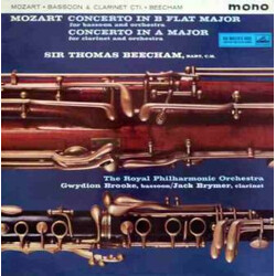 Wolfgang Amadeus Mozart / Gwydion Brooke / Jack Brymer / The Royal Philharmonic Orchestra / Sir Thomas Beecham Concertos In B Flat Major, K.191 For Ba