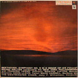 Ludwig van Beethoven / The New York Philharmonic Orchestra / Bruno Walter / Westminster Symphonic Choir Symphony No. 9 In D Minor, Op. 125 ("Choral")