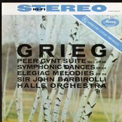 Edvard Grieg / Sir John Barbirolli / Hallé Orchestra Peer Gynt Suite / Symphonic Dances / Elegiac Melodies