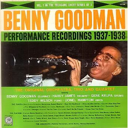 Benny Goodman Performance Recordings 1937-1938