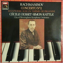 Cécile Ousset / Sir Simon Rattle / City Of Birmingham Symphony Orchestra / Sergei Vasilyevich Rachmaninoff Concerto No.2 / Rhapsodie Sur Un Thème De P