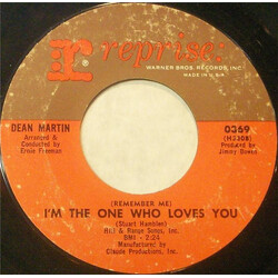 Dean Martin (Remember Me) I'm The One Who Loves You / Born To Lose