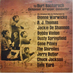 Various A Tribute To Burt Bacharach Composer, Arranger, Conductor