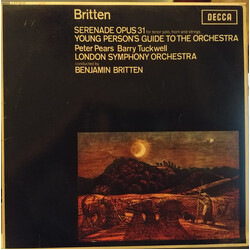 Benjamin Britten / Peter Pears / Barry Tuckwell / The London Symphony Orchestra Serenade Opus 31 / Young Person's Guide To The Orchestra