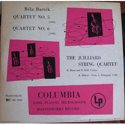 Béla Bartók / Juilliard String Quartet Quartet No.5 / Quartet No. 6