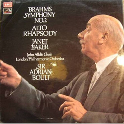 Johannes Brahms / Janet Baker / John Alldis Choir / The London Philharmonic Orchestra / Sir Adrian Boult Symphony No.2 / Alto Rhapsody