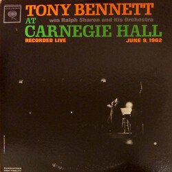 Tony Bennett / Ralph Sharon And His Orchestra At Carnegie Hall Recorded Live June 9 1962