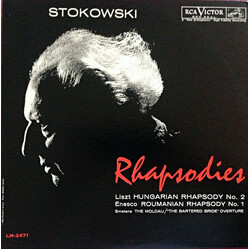 Leopold Stokowski / Franz Liszt / George Enescu / Bedřich Smetana Rhapsodies: Hungarian Rhapsody No. 2 / Roumanian Rhapsody No. 1 / The Moldau / "The 