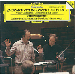 Wolfgang Amadeus Mozart / Gidon Kremer / Wiener Philharmoniker / Nikolaus Harnoncourt Violinkonzerte Nos. 4 & 5