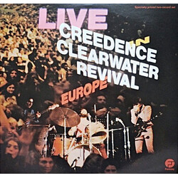 Creedence Clearwater Revival Live In Europe Vinyl 2 LP