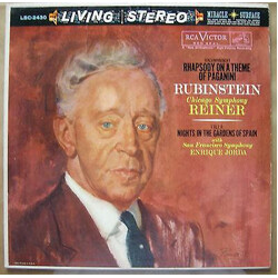 Sergei Vasilyevich Rachmaninoff / Manuel De Falla Rhapsody On A Theme Of Paganini / Nights In The Gardens Of Spain