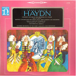 Joseph Haydn / Kammerorchester Des Saarländischen Rundfunks, Saarbrücken / Karl Ristenpart Concerto For Organ And Orchestra In C Major / Sinfonia Conc