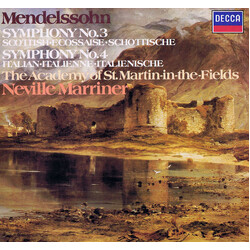 The Academy Of St. Martin-in-the-Fields / Sir Neville Marriner / Felix Mendelssohn-Bartholdy Symphony No.3 Scottish - Symphony No.4 Italian