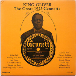 King Oliver The Great 1923 Gennetts