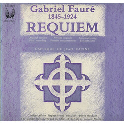 Gabriel Fauré Requiem And Cantique De Jean Racine