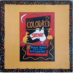 Coloured Stone Black Rock From The Red Centre