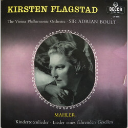 Gustav Mahler / Kirsten Flagstad / Wiener Philharmoniker / Sir Adrian Boult Kindertotenlieder - Lieder Eines Fahrenden Gesellen