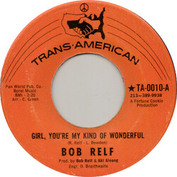 Bob Relf Girl, You're My Kind Of Wonderful