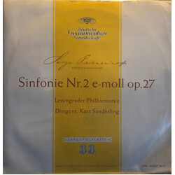 Sergei Vasilyevich Rachmaninoff / Leningrad Philharmonic Orchestra / Kurt Sanderling Sinfonie Nr.2 e-moll Op. 27