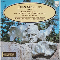 Jean Sibelius / Concertgebouworkest / George Szell / Eduard Van Beinum Valse Triste Op. 44 / Symphonie N.º 2 En Ré Majeur, Op. 43 / Finlandia, Op. 26