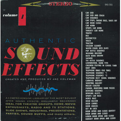 Jac Holzman Authentic Sound Effects Volume 1