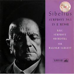 Jean Sibelius / BBC Symphony Orchestra / Sir Malcolm Sargent Symphony No. 1 In E Minor