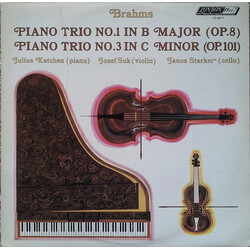 Johannes Brahms / Julius Katchen / Josef Suk / Janos Starker Piano Trio No. 1 In B Major (Op.8) / Piano Trio No.3 In C Minor (OP.101)