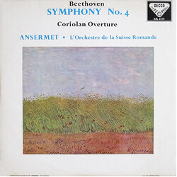 Ludwig van Beethoven / Ernest Ansermet / L'Orchestre De La Suisse Romande Symphony No. 4 / Coriolan Overture