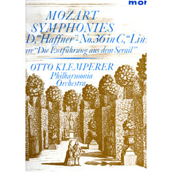 Wolfgang Amadeus Mozart / Philharmonia Orchestra / Otto Klemperer Symphonies No.35 In D, "Haffner" / No.36 In C, "Linz" / Overture "Die Entfuhrung Aus