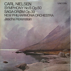 Carl Nielsen / New Philharmonia Orchestra / Jascha Horenstein Symphony No. 5 Op. 50 / Saga-Drøm Op. 39