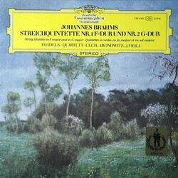 Johannes Brahms / Amadeus-Quartett / Cecil Aronowitz Streichquintette Nr. 1 F-dur Und Nr. 2 G-dur