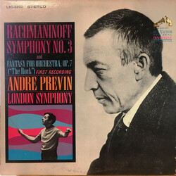 Sergei Vasilyevich Rachmaninoff / André Previn / The London Symphony Orchestra Symphony No. 3 In A Minor / The Rock Fantasy For Orchestra