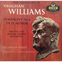 Ralph Vaughan Williams / Sir Adrian Boult / The London Philharmonic Orchestra Symphony No. 8 In D Minor / Partita For Double String Orchestra
