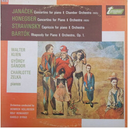 Leoš Janáček / Arthur Honegger / Igor Stravinsky / Béla Bartók Concertino For Piano & Chamber Orchestra / Concertino For Piano & Orchestra / Capriccio