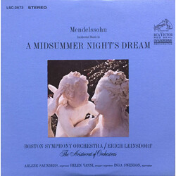 Felix Mendelssohn-Bartholdy / Boston Symphony Orchestra / Erich Leinsdorf Incidental Music To A Midsummer Night's Dream